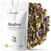REPLANTEA Cuidamos tu Naturaleza INFUSO DI MALVA 100% BIO 100g (50 Tazze) | Tisana Malva Fiore e Foglie | Malva sylvestris REPLANTEA