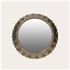 KeyHome Store Specchio Rotondo da Appoggio in Stile Vintage Dorato