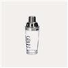 KeyHome Store Shaker in Vetro con Tappo in Acciaio Elegante