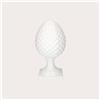 KeyHome Store Pigna in Ceramica Bianca Grande H. 38 cm