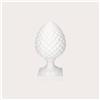 KeyHome Store Pigna in Ceramica Bianca H. 30cm