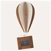 KeyHome Store Mongolfiera Decorativa con Portafoto in legno riciclato
