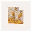 KeyHome Store Coppia Scatole Decorative con Pavoni