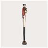 KeyHome Store Statua Gatto con Orologio in Resina H. 143 cm