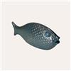 KeyHome Store Pesce Decorativo Blu Cobalto in Ceramica