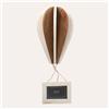 KeyHome Store Decorazione da Muro Mongolfiera Moderna in Legno Riciclato