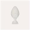 KeyHome Store Pigna in Ceramica Bianca H. 35cm