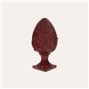 KeyHome Store Pigna in Ceramica Bordeaux H. 50cm