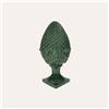 KeyHome Store Pigna in Ceramica Verde H. 50cm