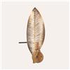 KeyHome Store Lampada Applique Foglia Oro