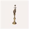 KeyHome Store Candelabro a Forma di Pappagallo in Metallo Oro H.50 cm