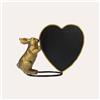 KeyHome Store Coniglietto in metallo con lavagna