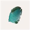 KeyHome Store Pesce Decorativo in Ceramica Verde Acquamarina