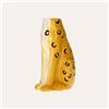 KeyHome Store Vaso in Ceramica Ghepardo Giallo