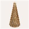 KeyHome Store Albero in Vetro Dorato con LED