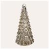 KeyHome Store Alberello in Vetro Argento con LED