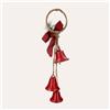 KeyHome Store Tris di Campane Natalizie Rosse