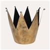 KeyHome Store Corona in Metallo Oro Antichizzato
