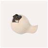 KeyHome Store Soprammobile Chioccia In Ceramica Bianco Avorio