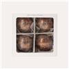KeyHome Store Set di 4 Palline in Vetro Rame