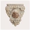 KeyHome Store Mensola Decorativa a Capitello con Viso di Putto in Resina H. 40 cm
