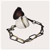 KeyHome Store Catena in ottone con Attacco E27 per Lampadari in Ceramica