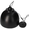 KeyHome Store Lampadario Vintage In Metallo Nero