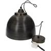 KeyHome Store Lampadario in metallo nero design industriale