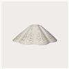 KeyHome Store Paralume Ceramica Bianca Traforata Ø 30 cm