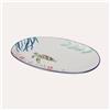 KeyHome Store Vassoio Ovale in Ceramica con Tartaruga