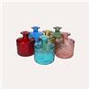 KeyHome Store Set di 6 Boccette in Vetro di Riciclo Colorate