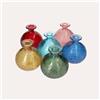 KeyHome Store Set di 6 Mini Boccette in Vetro di Riciclo