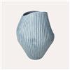 KeyHome Store Vaso Coste in Ceramica Azzurra