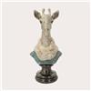 KeyHome Store Busto Giraffa in Resina Oro H. 57 cm
