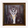 KeyHome Store Quadro Decorativo "Leone con Occhiali"
