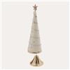 KeyHome Store Albero di Natale Decorativo con piedistallo in Latta