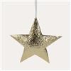 KeyHome Store Decorazione Natalizia a Forma di Stella in metallo