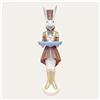 KeyHome Store Coniglio in Resina Rosa H. 123 cm