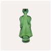 KeyHome Store Angelo in Vetro con Porta Candela Verde (10x8x24cm)