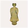 KeyHome Store Angelo in Vetro con Porta Candela Giallo (10x8x34cm)