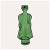 KeyHome Store Angelo in Vetro con Porta Candela Verde (10x8x34cm)