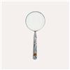 KeyHome Store Lente d'ingrandimento con manico effetto marmo, 25 x 10 cm