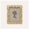 KeyHome Store Portafoto in Cornice in Resina con Motivo Papiri Finitura Oro (19x25 cm)