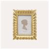 KeyHome Store Portafoto Cornice con Dettagli Foglie Dorate (23,5x18 cm)