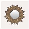 KeyHome Store Specchio Rotondo Decorativo in Oro Anticato Ø 26 cm