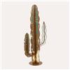 KeyHome Store Cactus Grande in Ferro Corten Marrone Ruggine (74x30x15 cm)