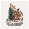 KeyHome Store Giostrina di Montagna Natalizia - H 26 x L 20 x P 18 cm