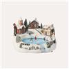 KeyHome Store Giostrina Natalizia Laghetto Bianca - H 23 x L 32 x P 28 cm
