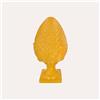 KeyHome Store Pigna in Ceramica Gialla H. 50 cm