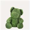 KeyHome Store Orso Verde Grande in Erba Sintetica H.75x60x40 cm